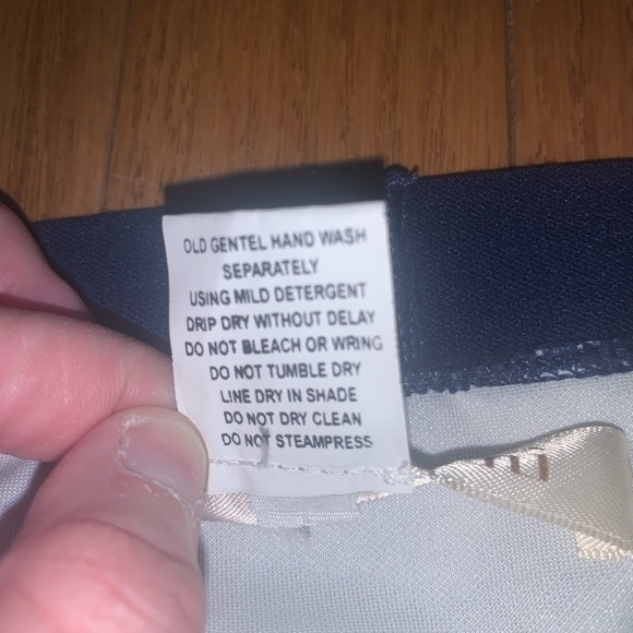 Shakuhachi Good Genes Faux Denim Bikini Bottom Blue Size 5 (Small) - Picture 5 of 7